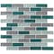Andova Tiles ANDOVA TILES Pristine 1" x 3" Glass Brick Joint Mosaic Tile ANDPRI519 - alternate 1